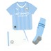 Manchester City Oscar Bobb #52 Replica Home Minikit 2023-24 Short Sleeve (+ pants)